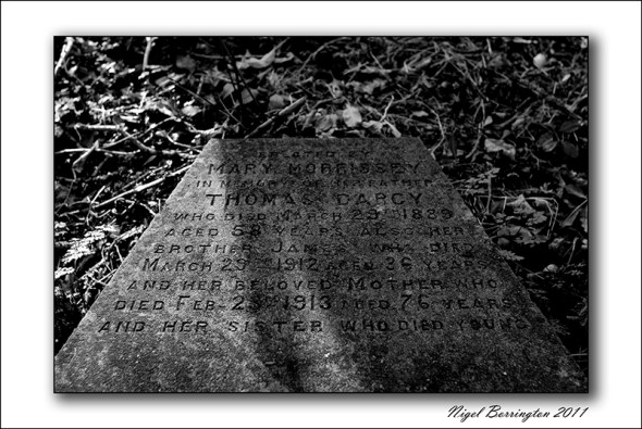 Thomas Darcy's, Gravestone