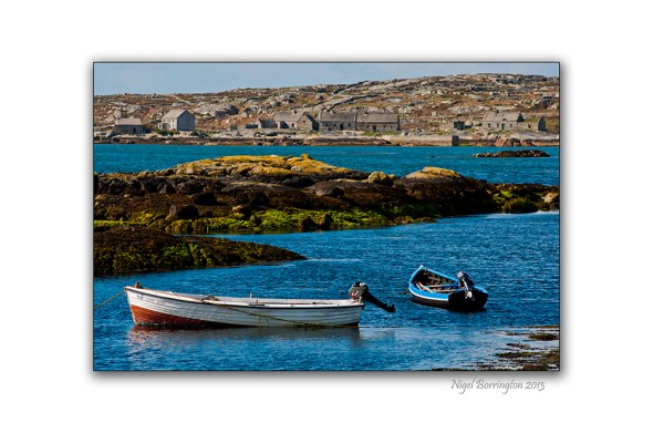 Fishing boats on galway bay