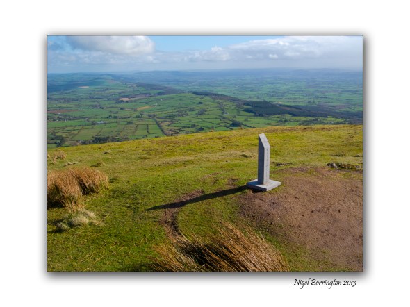 modern megolithic monument on slievenamon