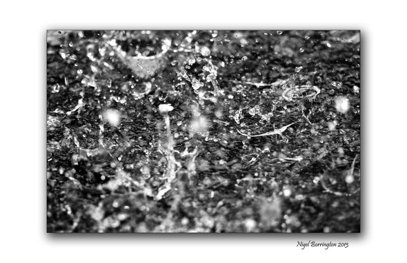 Rain water splashing 1