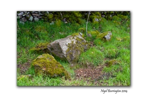Standing stone marking a well/spring
