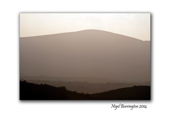 A view of the hills irish landscape