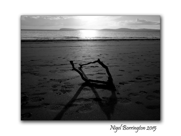 Shadows on the beach Nigel Borrington