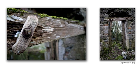 A closer look, The old wood that Frames the door. Irish landscape Photography : Nigel Borrington