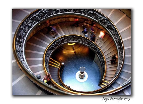 Bramante Staircase Vatican Museums  Vatican City State; Nigel Borrington