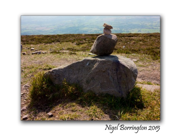 Slievenamon, County Tipperary , Rock Balancing on the top of the World.
