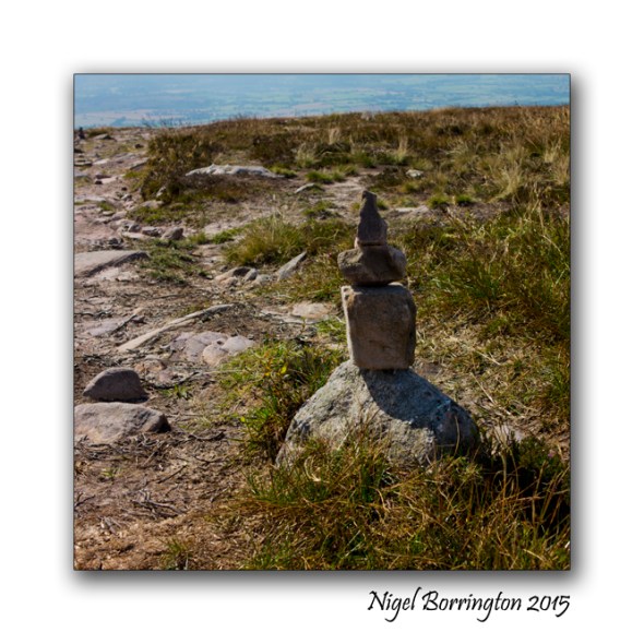 Slievenamon, County Tipperary , Rock Balancing on the top of the Mountain 05