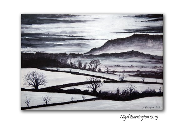 kilkennylandscapepaintingsacrylicwinterlandscapepaintingnigelborrington20191